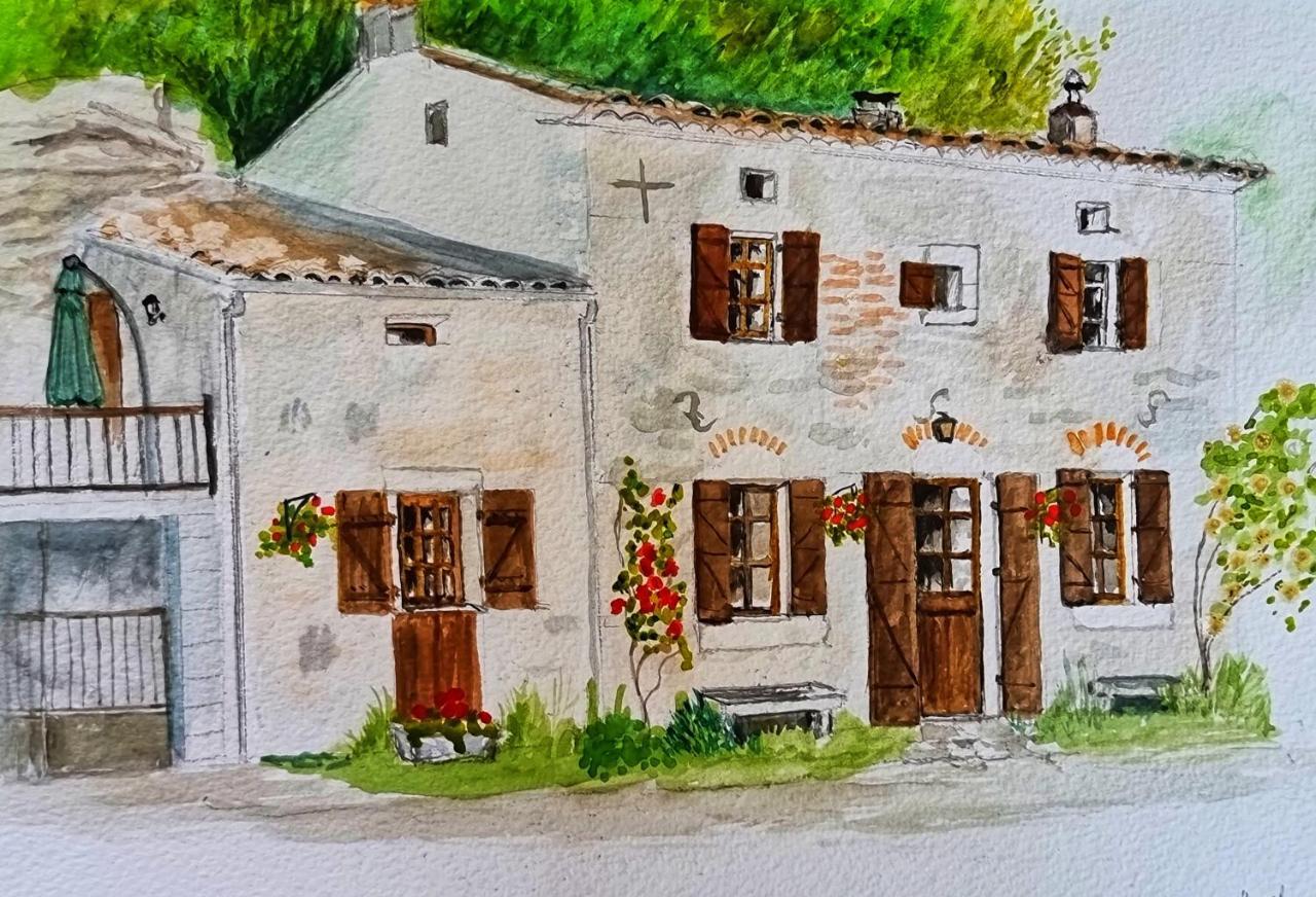 Bed and Breakfast L'Ancienne Forge De Crégols Exterior foto